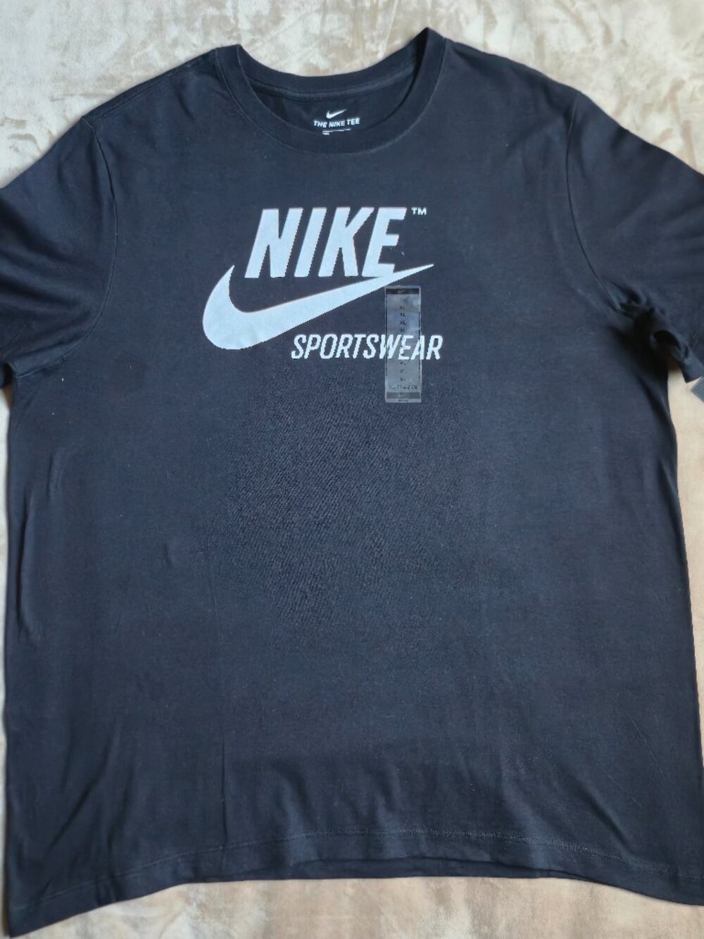 NWT Nike Sportswear Classic Futura Logo Graphic T-Shirt Black Men XL BV0620-010